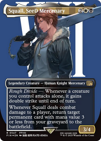 Squall, SeeD Mercenary (Borderless) (Surge Foil) [FINAL FANTASY] - The Mythic Store | 24h Order Processing