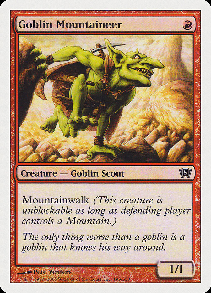 Goblin Mountaineer [Ninth Edition] - The Mythic Store | 24h Order Processing