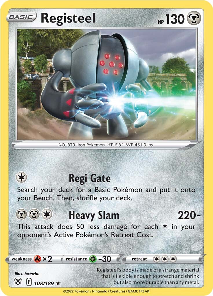 Registeel (108/189) [Sword & Shield: Astral Radiance] - The Mythic Store | 24h Order Processing