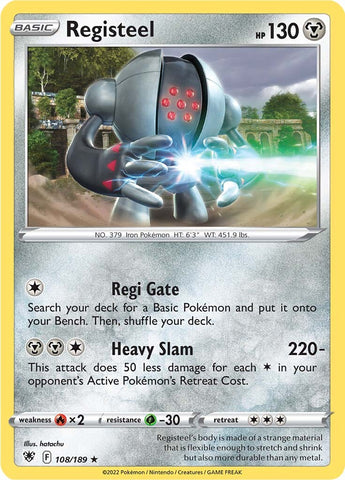 Registeel (108/189) [Sword & Shield: Astral Radiance] - The Mythic Store | 24h Order Processing