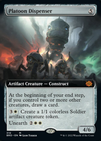 Platoon Dispenser (Extended Art) [The Brothers' War] - The Mythic Store | 24h Order Processing