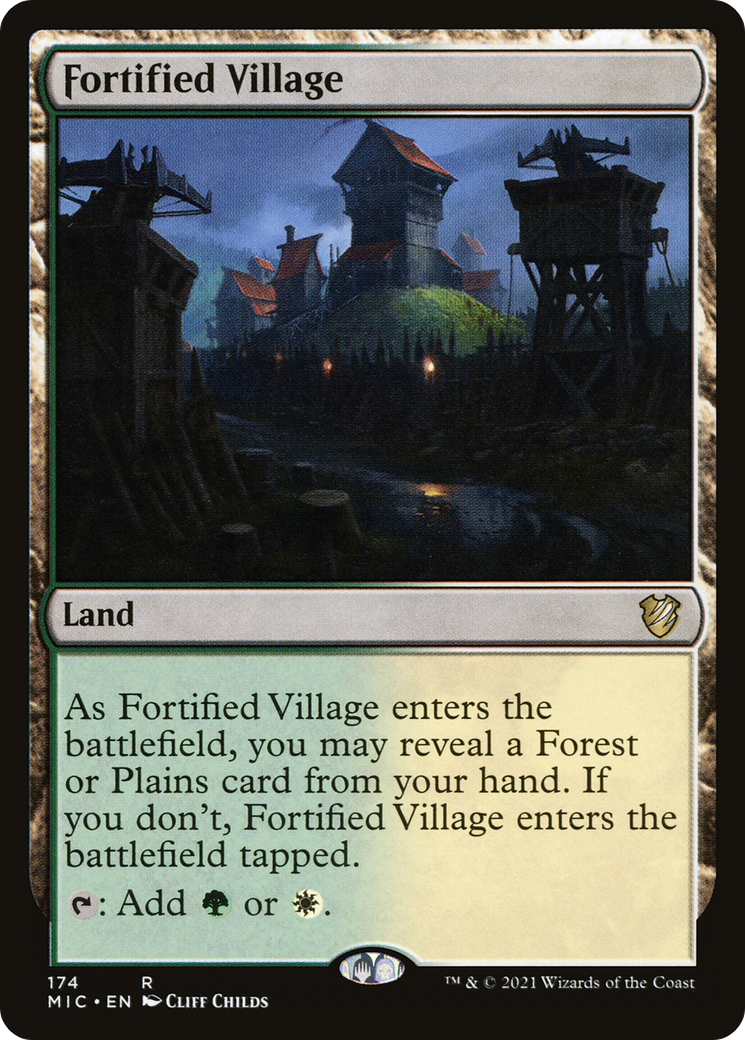 Fortified Village [Innistrad: Midnight Hunt Commander] - The Mythic Store | 24h Order Processing