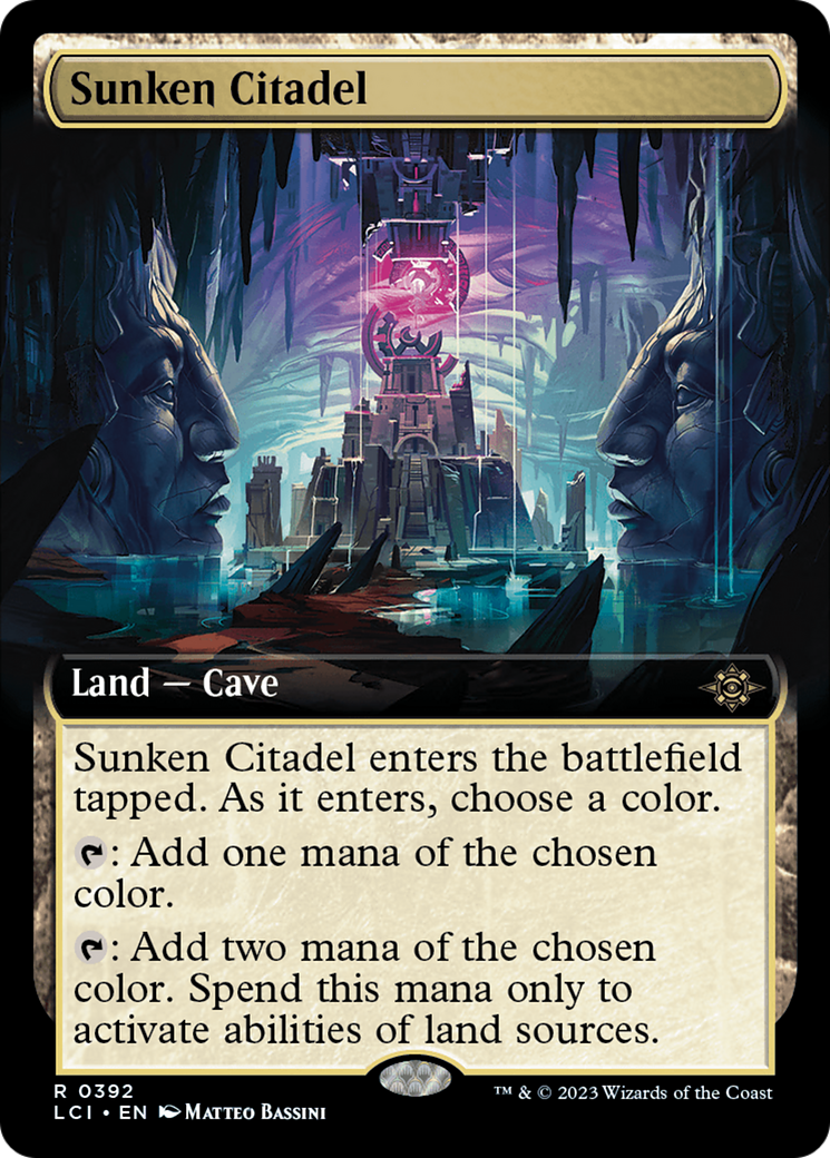 Sunken Citadel (Extended Art) [The Lost Caverns of Ixalan] - The Mythic Store | 24h Order Processing