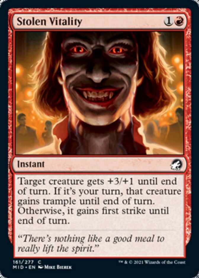 Stolen Vitality [Innistrad: Midnight Hunt] - The Mythic Store | 24h Order Processing