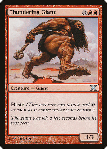 Thundering Giant [Tenth Edition] - The Mythic Store | 24h Order Processing