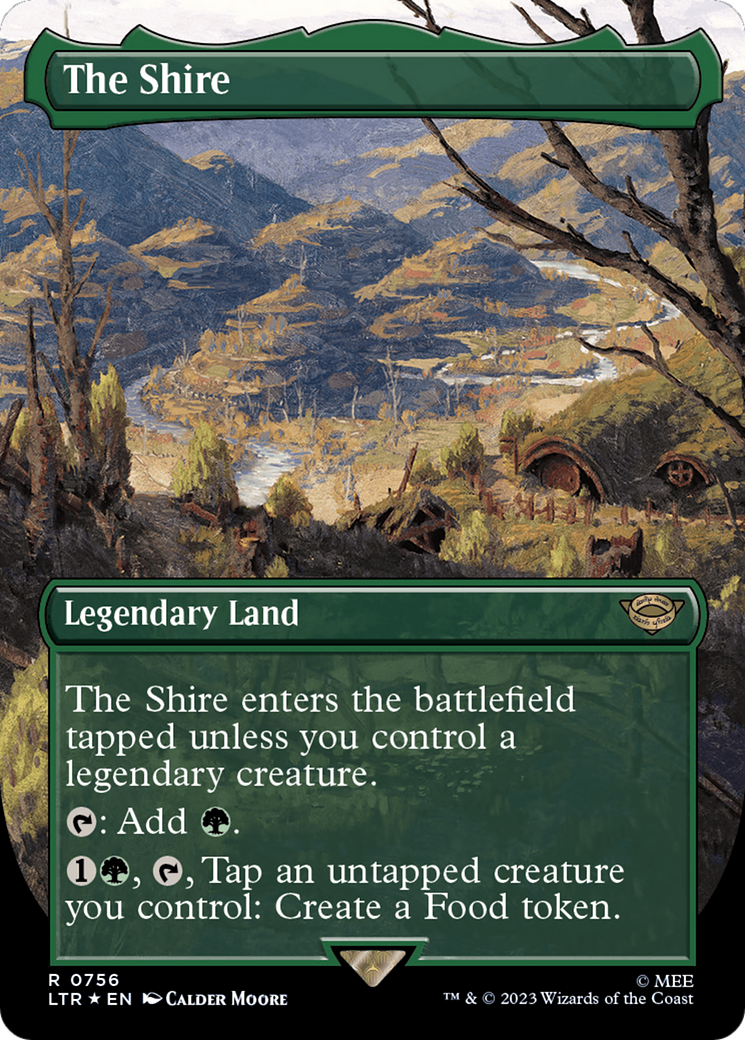 The Shire (Borderless) (Surge Foil) [The Lord of the Rings: Tales of Middle-Earth] - The Mythic Store | 24h Order Processing