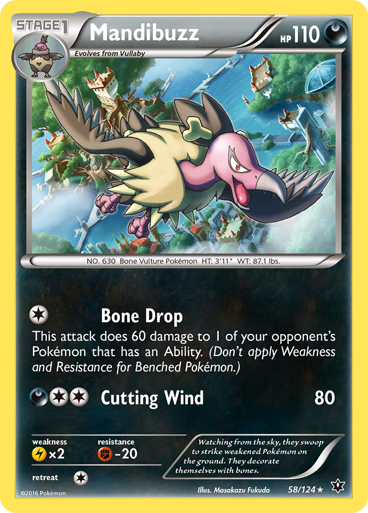 Mandibuzz (58/124) [XY: Fates Collide] - The Mythic Store | 24h Order Processing