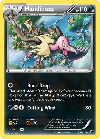 Mandibuzz (58/124) [XY: Fates Collide] - The Mythic Store | 24h Order Processing