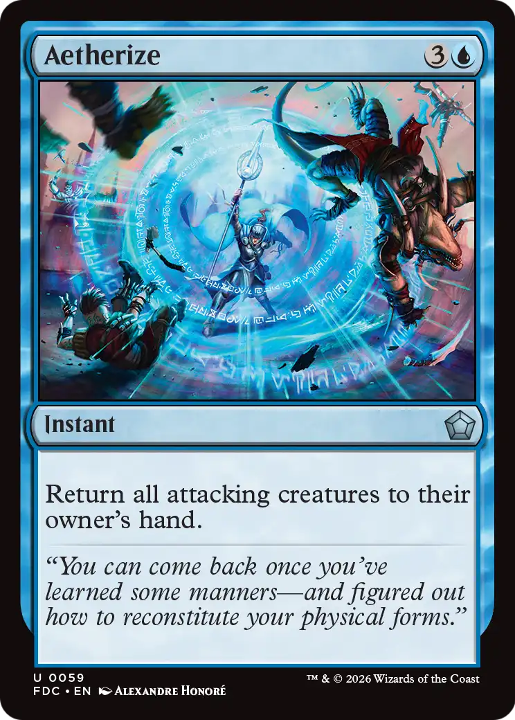 Aetherize [Foundations Commander] - The Mythic Store | 24h Order Processing
