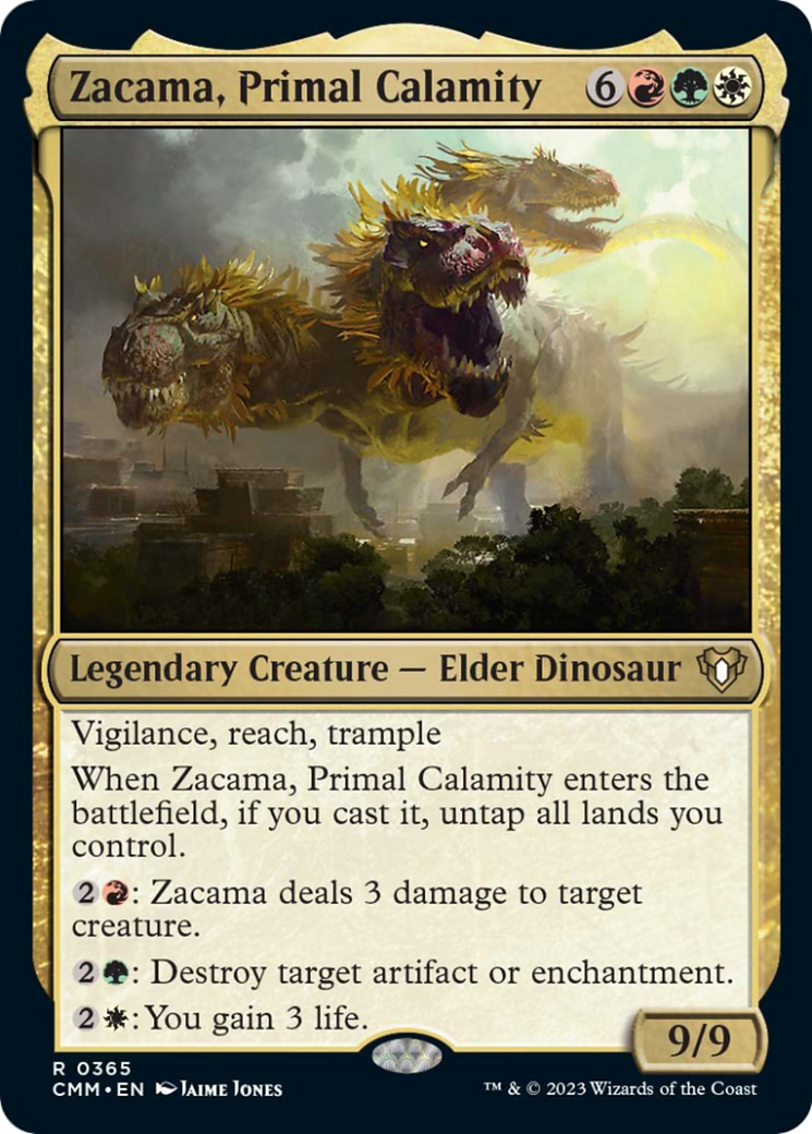 Zacama, Primal Calamity [Commander Masters] - The Mythic Store | 24h Order Processing