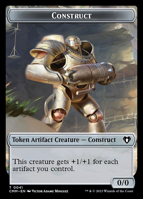 Elemental (0024) // Construct (0041) Double-Sided Token [Commander Masters Tokens] - The Mythic Store | 24h Order Processing
