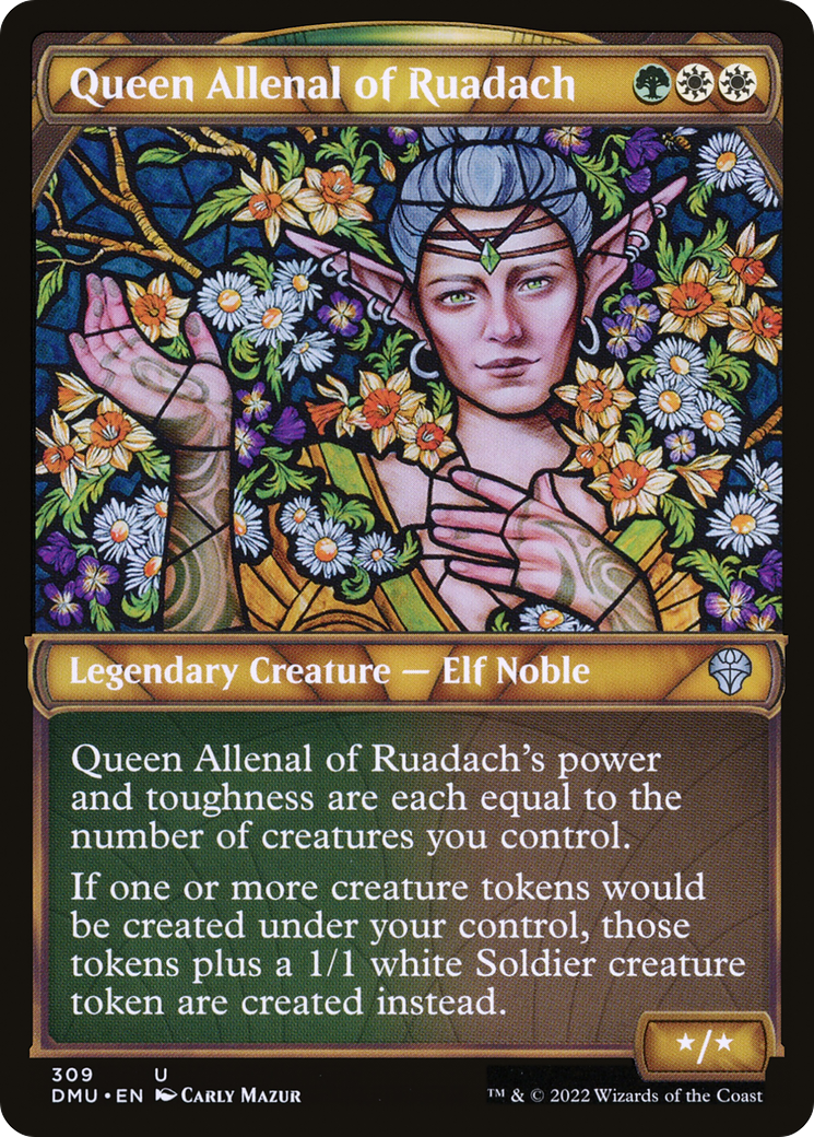 Queen Allenal of Ruadach (Showcase) [Dominaria United] - The Mythic Store | 24h Order Processing