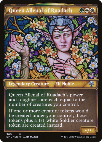 Queen Allenal of Ruadach (Showcase) [Dominaria United] - The Mythic Store | 24h Order Processing