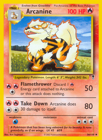 Arcanine (36/110) [Legendary Collection] - The Mythic Store | 24h Order Processing