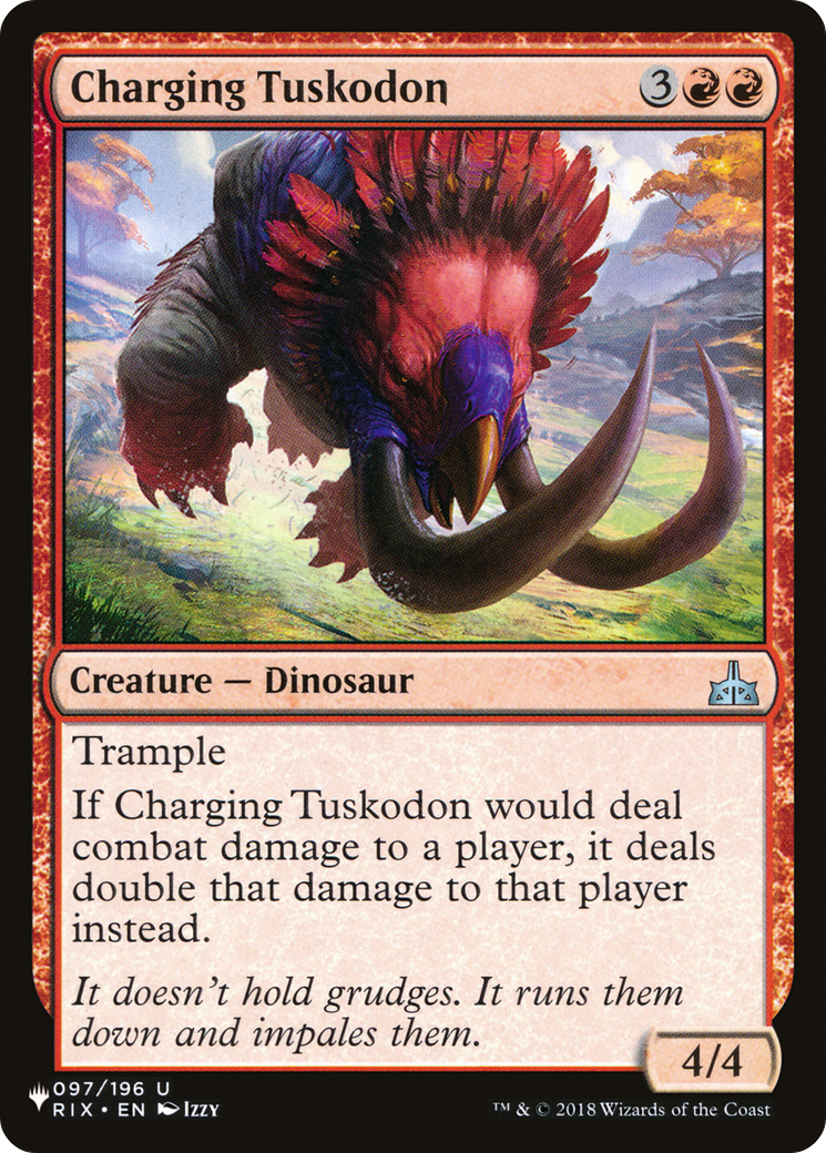 Charging Tuskodon [The List] - The Mythic Store | 24h Order Processing