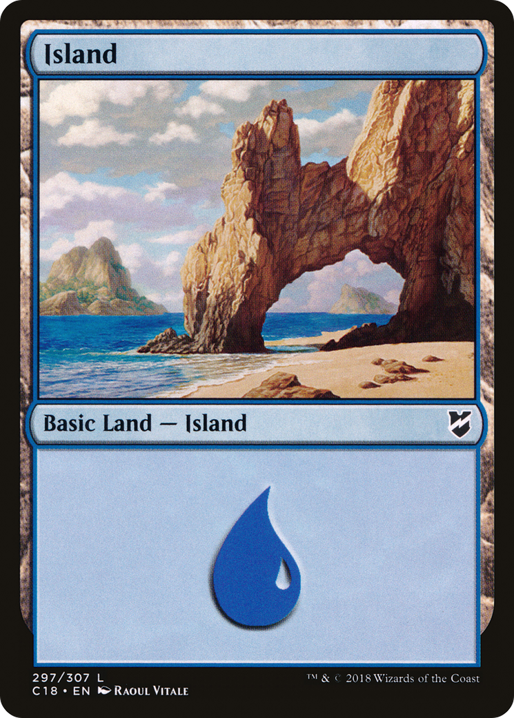 Island (297) [Commander 2018] - The Mythic Store | 24h Order Processing