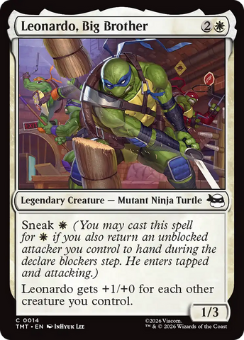 Leonardo, Big Brother [Teenage Mutant Ninja Turtles] - The Mythic Store | 24h Order Processing