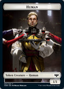 Human (001) // Human Soldier Double-Sided Token [Innistrad: Crimson Vow Tokens] - The Mythic Store | 24h Order Processing