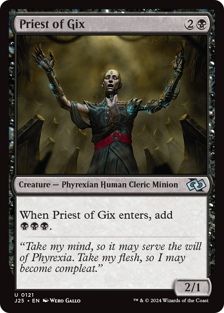 Priest of Gix [Foundations Jumpstart] - The Mythic Store | 24h Order Processing
