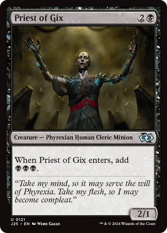 Priest of Gix [Foundations Jumpstart] - The Mythic Store | 24h Order Processing