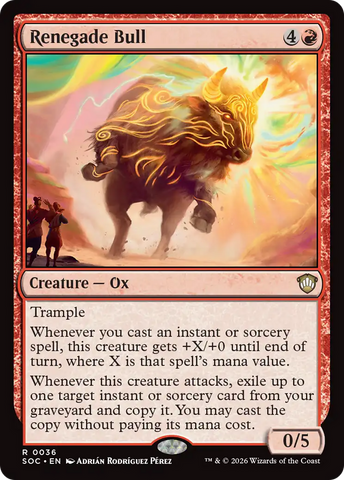 Renegade Bull [Secrets of Strixhaven Commander] - The Mythic Store | 24h Order Processing