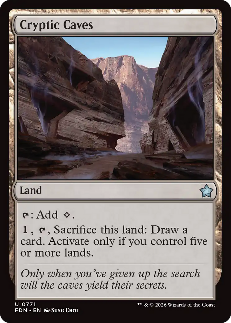 Cryptic Caves (0771) [Foundations] - The Mythic Store | 24h Order Processing