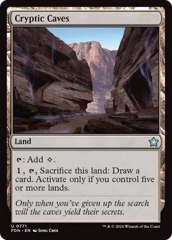 Cryptic Caves (0771) [Foundations] - The Mythic Store | 24h Order Processing