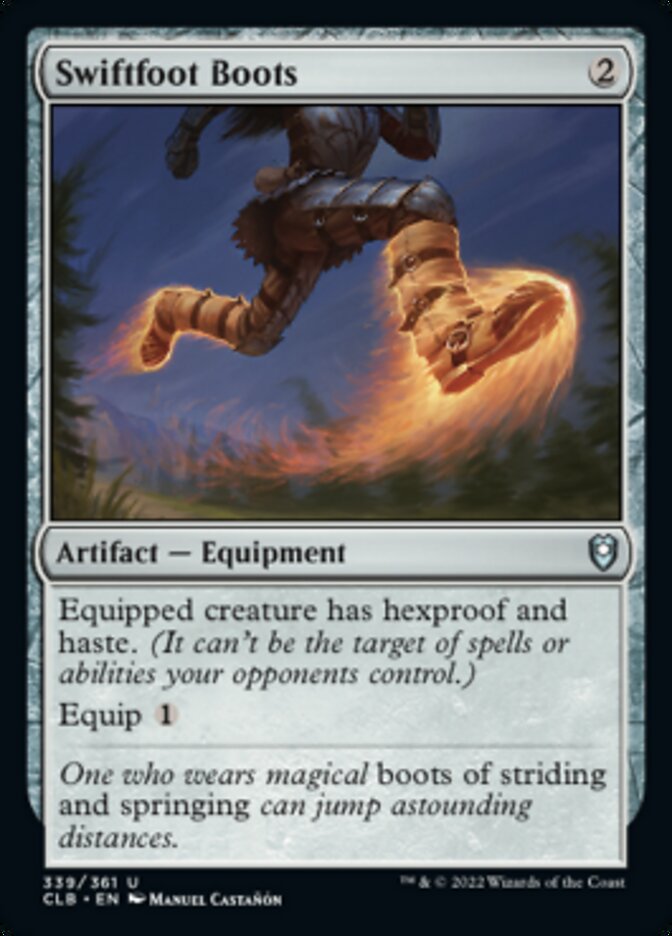 Swiftfoot Boots [Commander Legends: Battle for Baldur's Gate] - The Mythic Store | 24h Order Processing