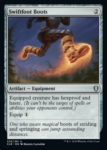 Swiftfoot Boots [Commander Legends: Battle for Baldur's Gate] - The Mythic Store | 24h Order Processing