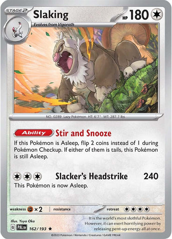 Slaking (162/193) [Scarlet & Violet: Paldea Evolved] - The Mythic Store | 24h Order Processing