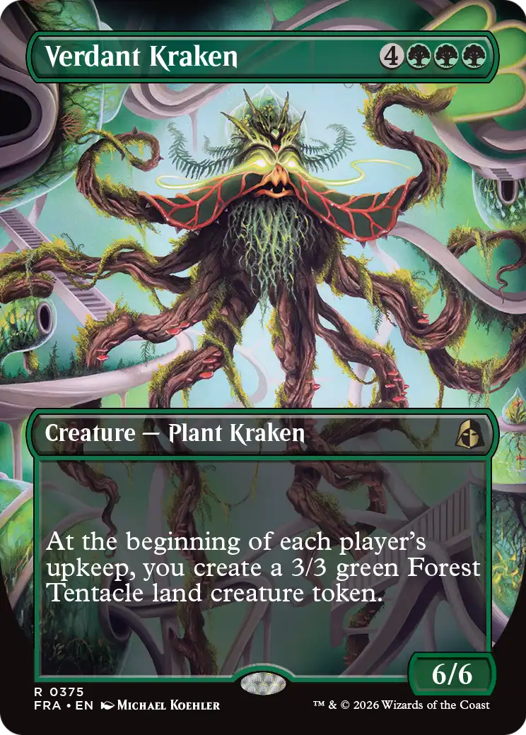 Verdant Kraken (Borderless) [Reality Fracture] - The Mythic Store | 24h Order Processing