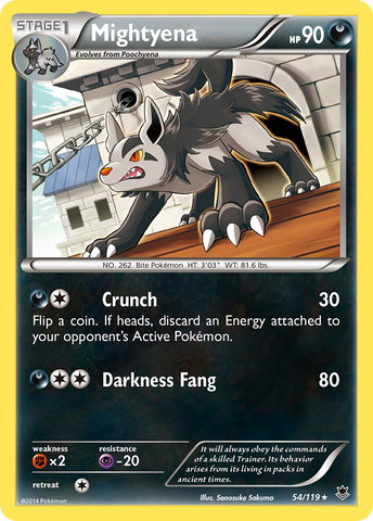 Mightyena (54/119) [XY: Phantom Forces] - The Mythic Store | 24h Order Processing