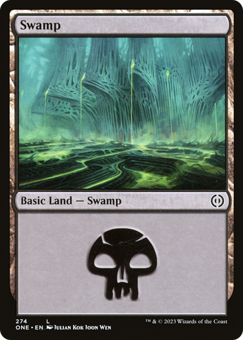 Swamp (274) [Phyrexia: All Will Be One] - The Mythic Store | 24h Order Processing
