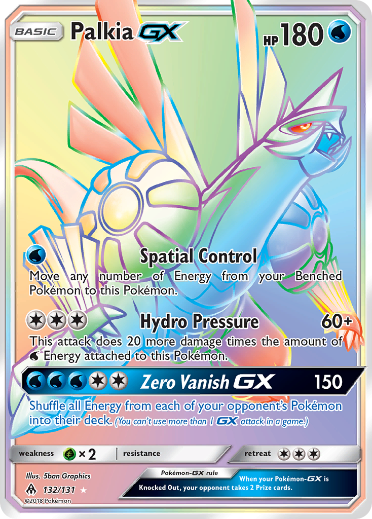 Palkia GX (132/131) [Sun & Moon: Forbidden Light] - The Mythic Store | 24h Order Processing