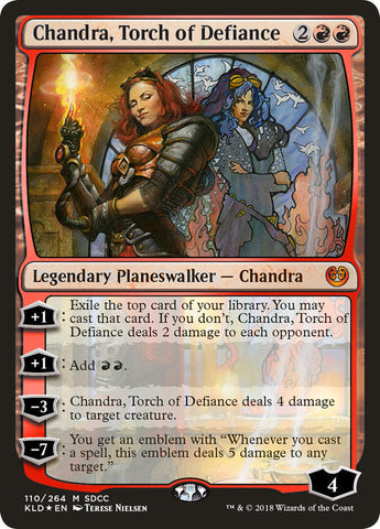 Chandra, Torch of Defiance [San Diego Comic-Con 2018] - The Mythic Store | 24h Order Processing