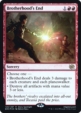 Brotherhood's End [The Brothers' War Prerelease Promos] - The Mythic Store | 24h Order Processing