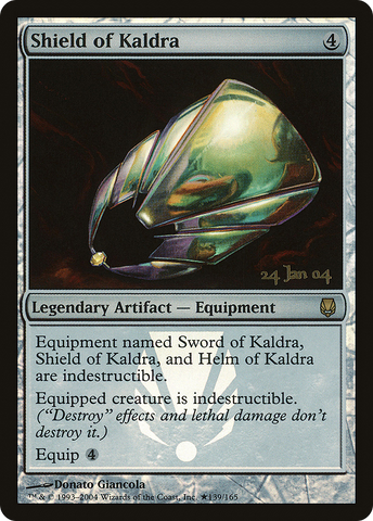 Shield of Kaldra [Darksteel Promos] - The Mythic Store | 24h Order Processing