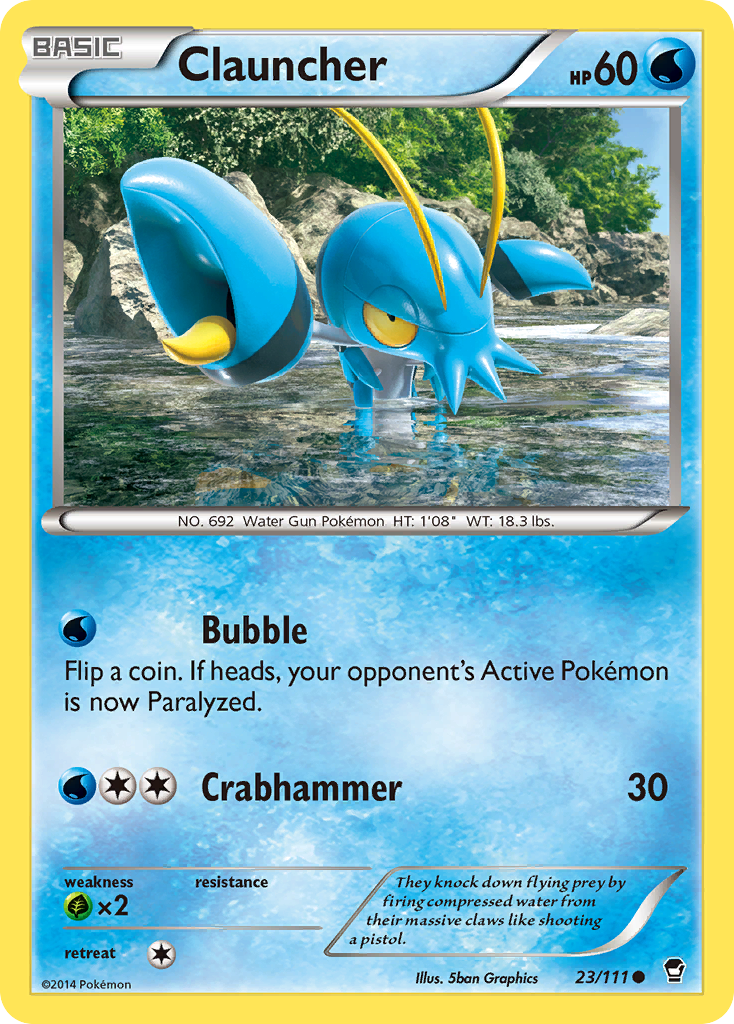 Clauncher (23/111) [XY: Furious Fists] - The Mythic Store | 24h Order Processing