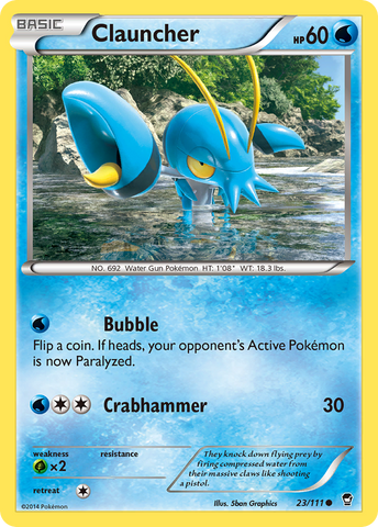 Clauncher (23/111) [XY: Furious Fists] - The Mythic Store | 24h Order Processing