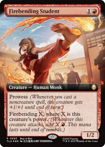Firebending Student (Extended Art) [Avatar: The Last Airbender Promos] - The Mythic Store | 24h Order Processing