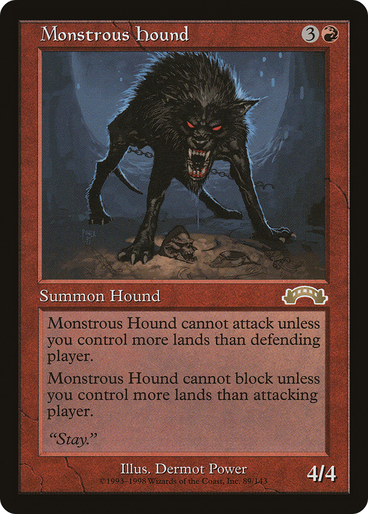 Monstrous Hound [Exodus] - The Mythic Store | 24h Order Processing