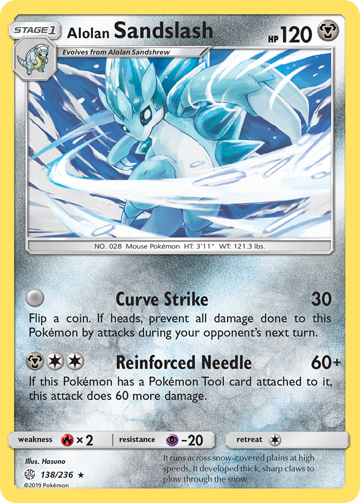 Alolan Sandslash (138/236) [Sun & Moon: Cosmic Eclipse] - The Mythic Store | 24h Order Processing