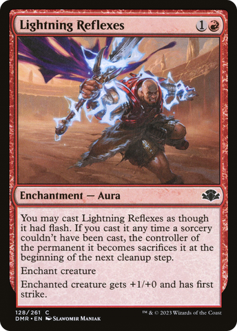Lightning Reflexes [Dominaria Remastered] - The Mythic Store | 24h Order Processing