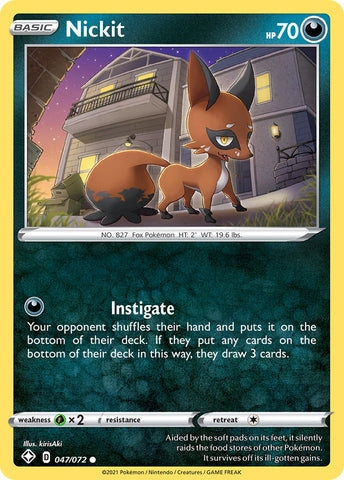 Nickit (047/072) [Sword & Shield: Shining Fates] - The Mythic Store | 24h Order Processing