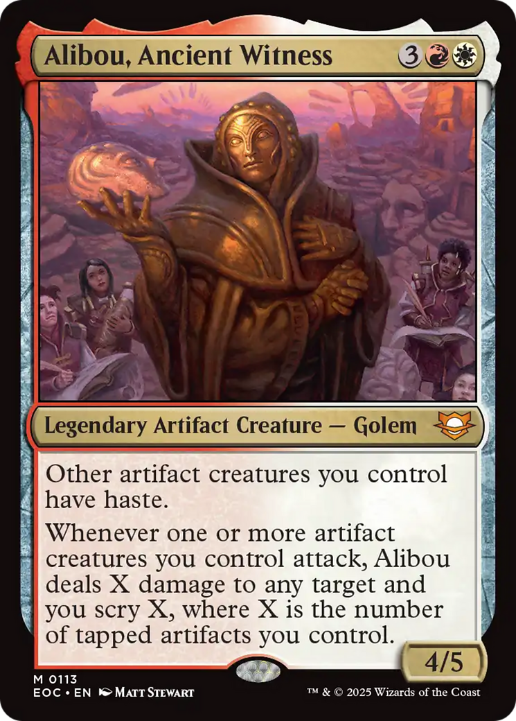 Alibou, Ancient Witness [Edge of Eternities Commander] - The Mythic Store | 24h Order Processing