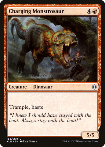 Charging Monstrosaur [Ixalan] - The Mythic Store | 24h Order Processing