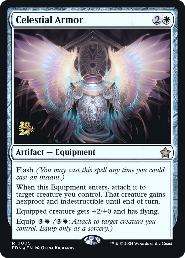 Celestial Armor [Foundations Prerelease Promos] - The Mythic Store | 24h Order Processing