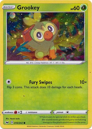 Grookey (010/202) (Cosmos Holo) [Sword & Shield: Base Set] - The Mythic Store | 24h Order Processing