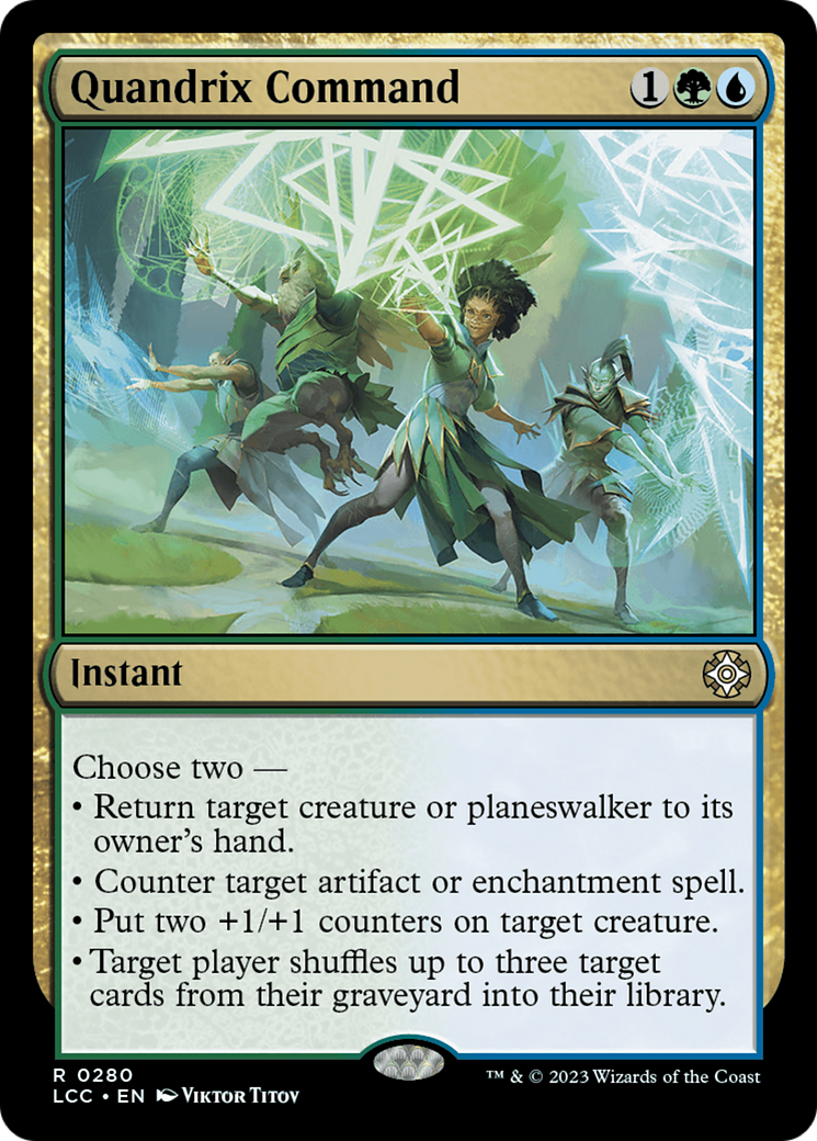 Quandrix Command [The Lost Caverns of Ixalan Commander] - The Mythic Store | 24h Order Processing