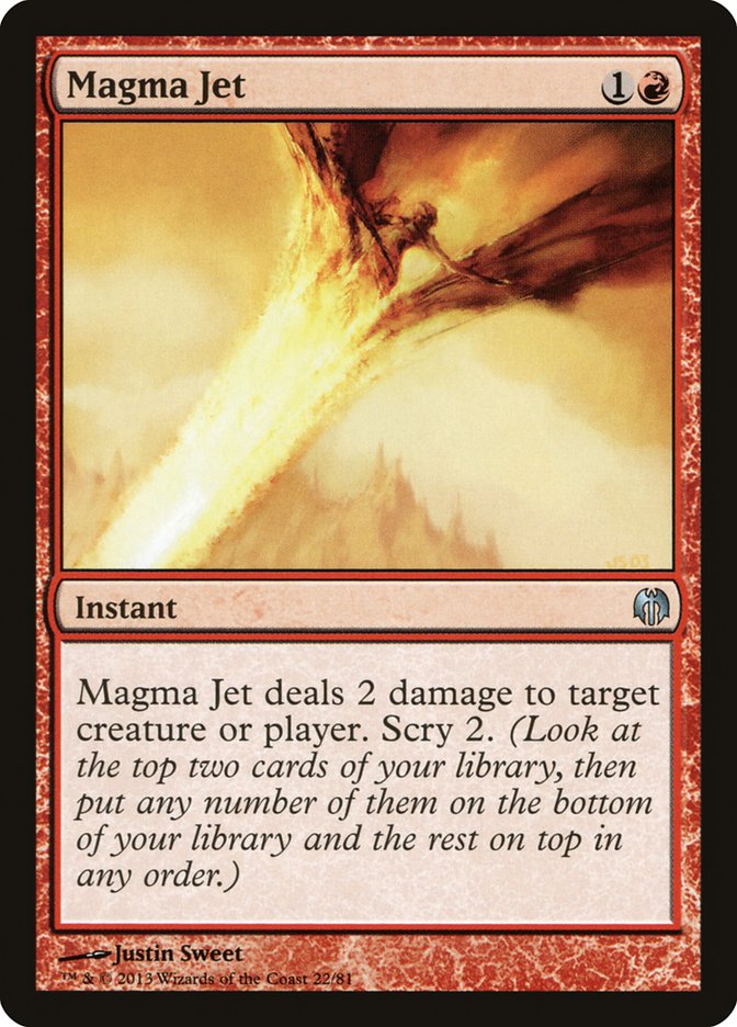 Magma Jet [Duel Decks: Heroes vs. Monsters] - The Mythic Store | 24h Order Processing